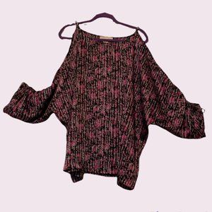 Michael Kors Cold Shoulder Chain Blouse